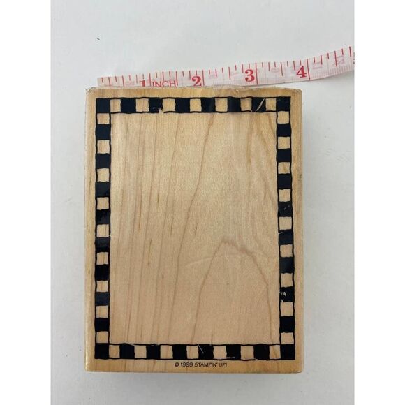 Vintage Wooded Rubber Stamp Frame Scrapbooking Crafts Stampin' Up! - Picture 6 of 7